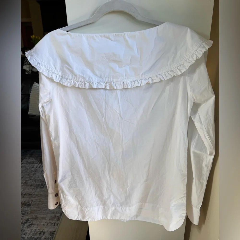 GANNI poplin cotton blouse - Picture 6 of 9